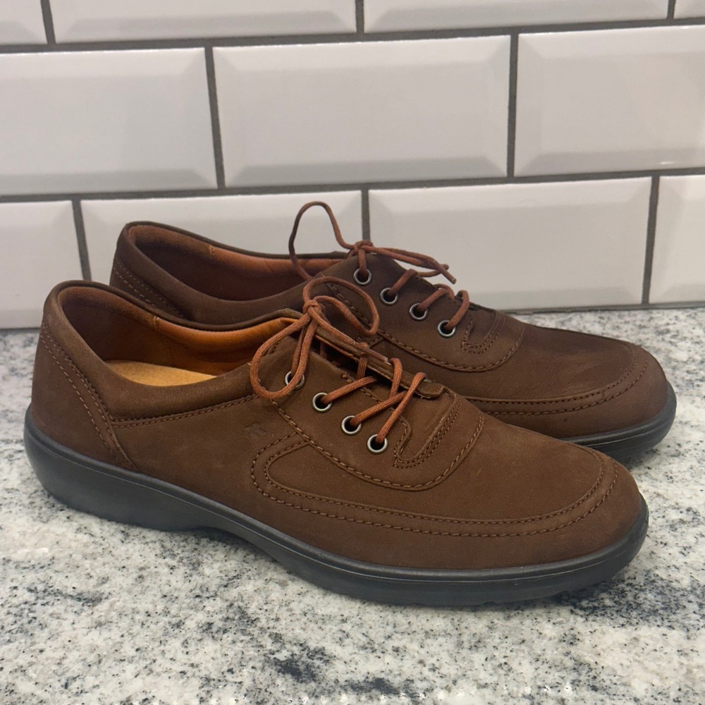Romika Women Brown Suede Lace‎ Up Comfort Walking Shoes Size 40 US 8.5